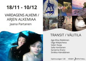Jaana Partanen's Everyday Alchemy exhibition opening in Väsby Sweden